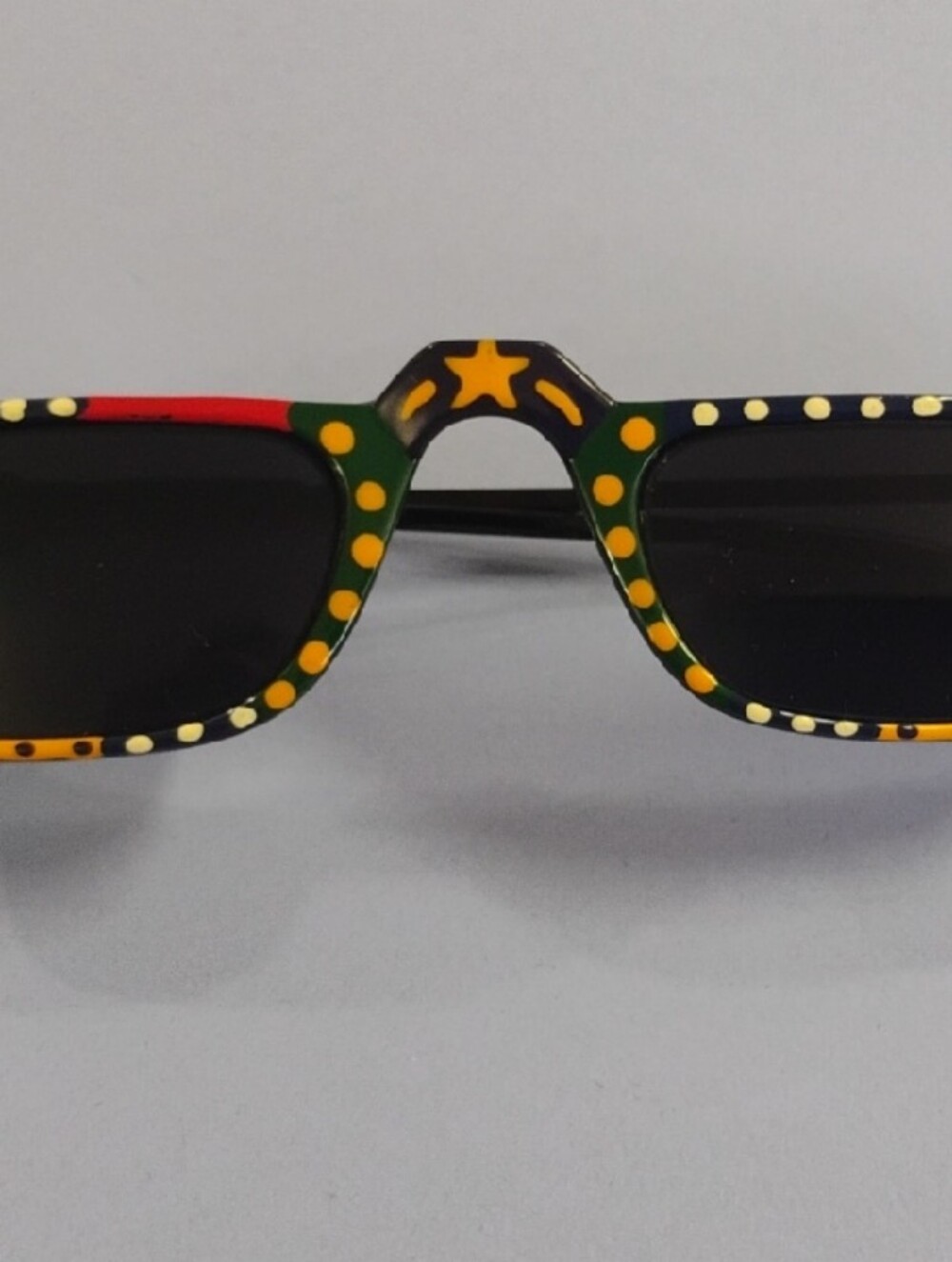 Hand-Painted Multicolor Retro Reading Glasses